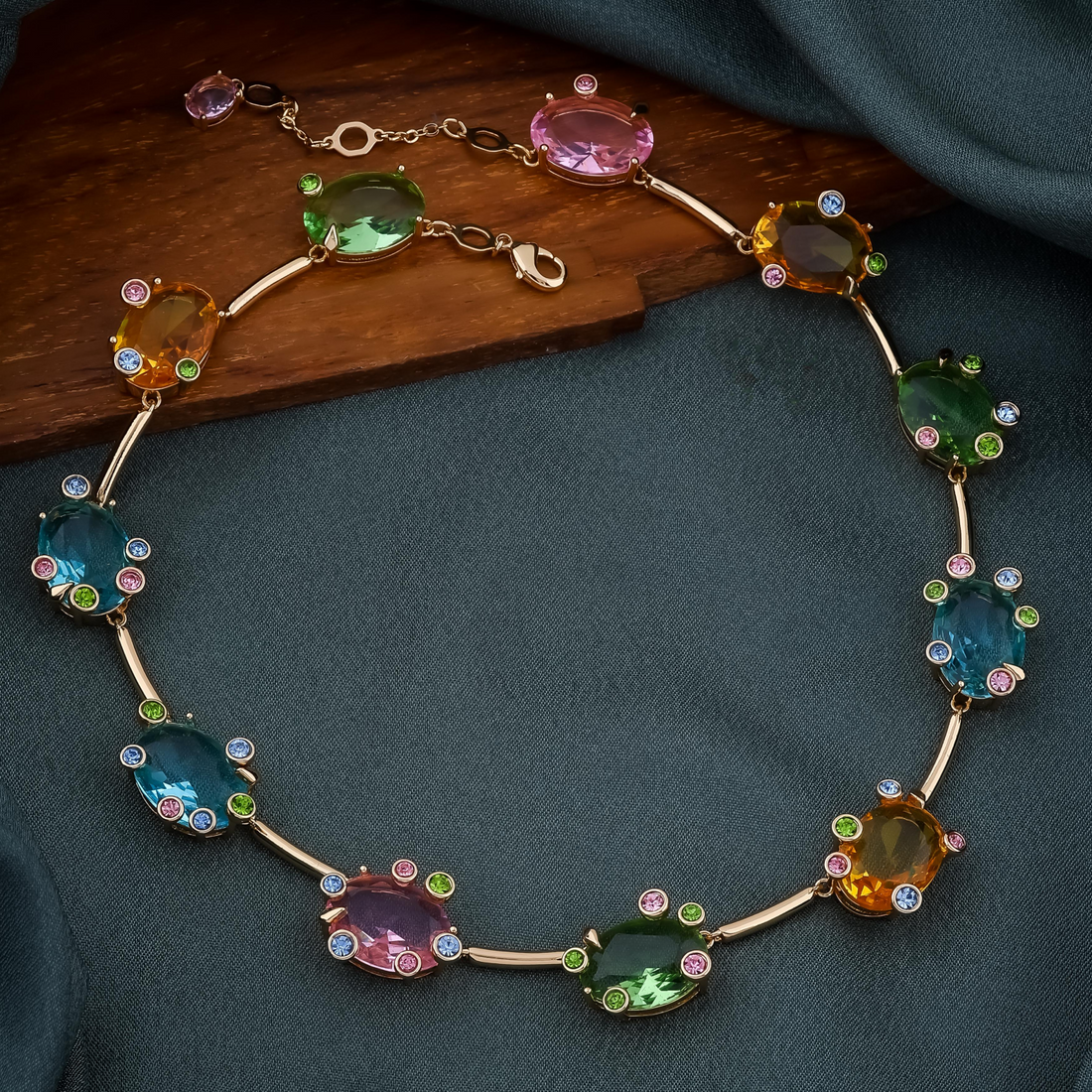 Multicolor Gemstone Necklace