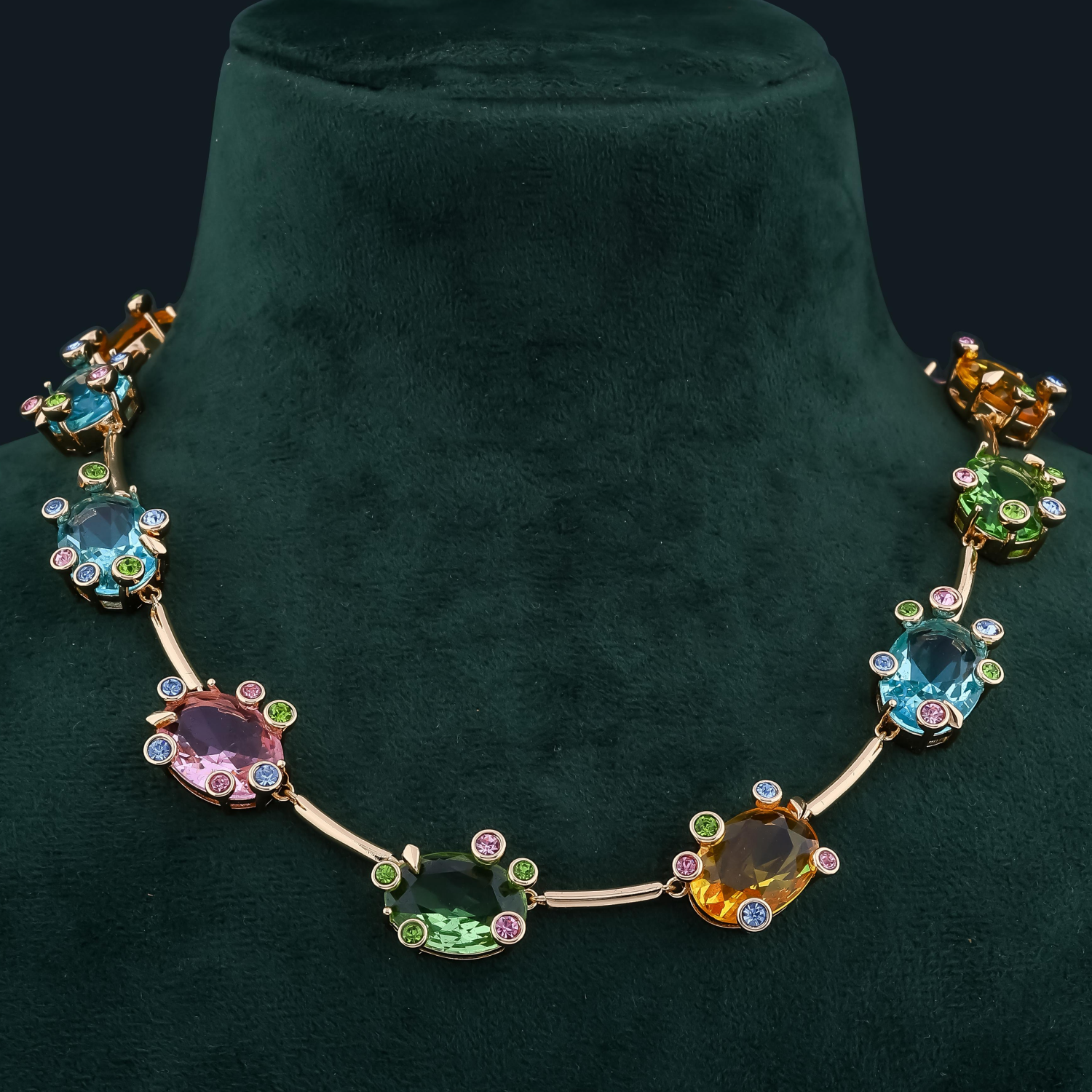 Multicolor Gemstone Necklace