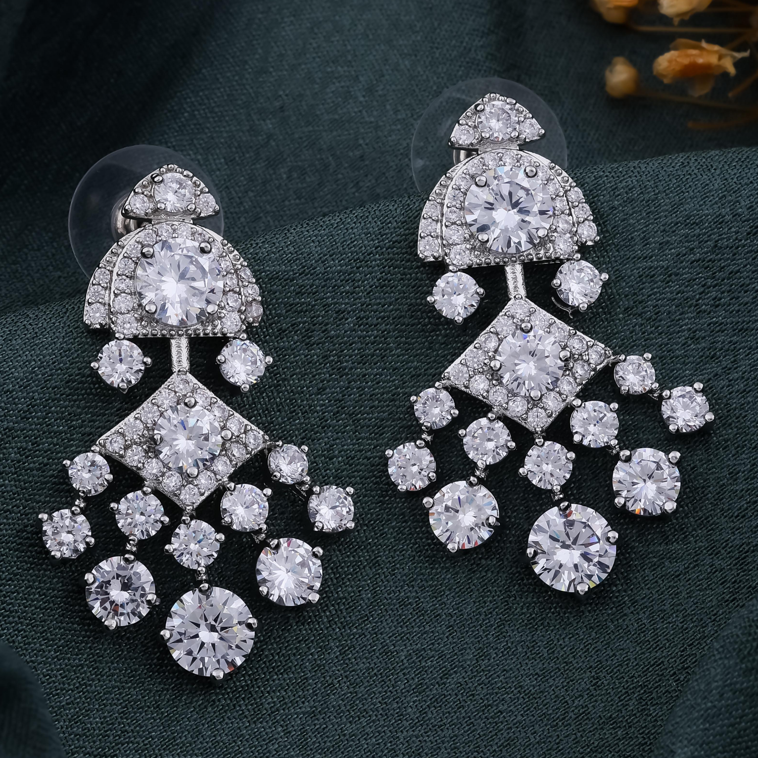 Crystal Chandelier Earrings