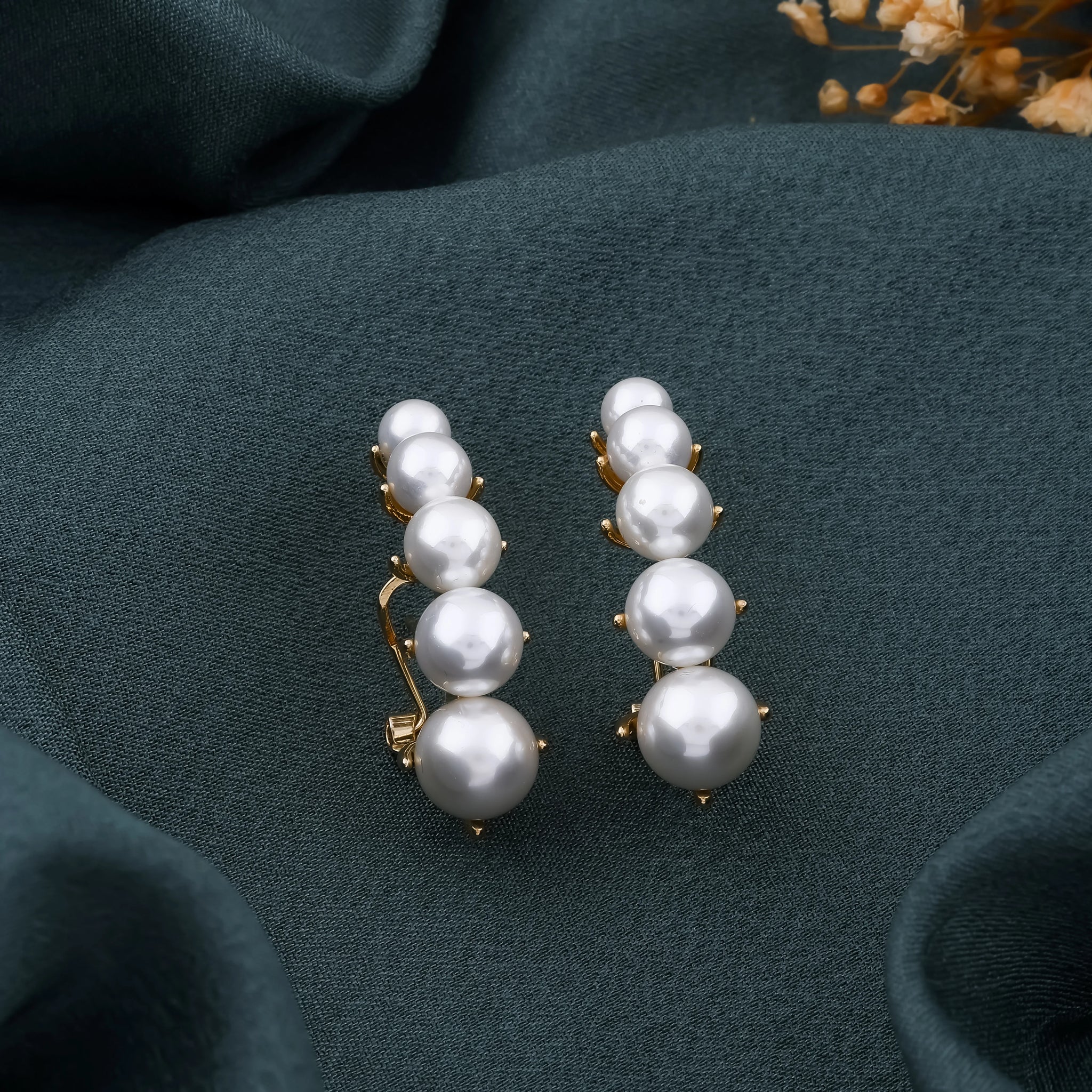 Classic Multi-Pearl drop earrings