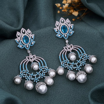 Oceanic Pearl Chandelier Earrings