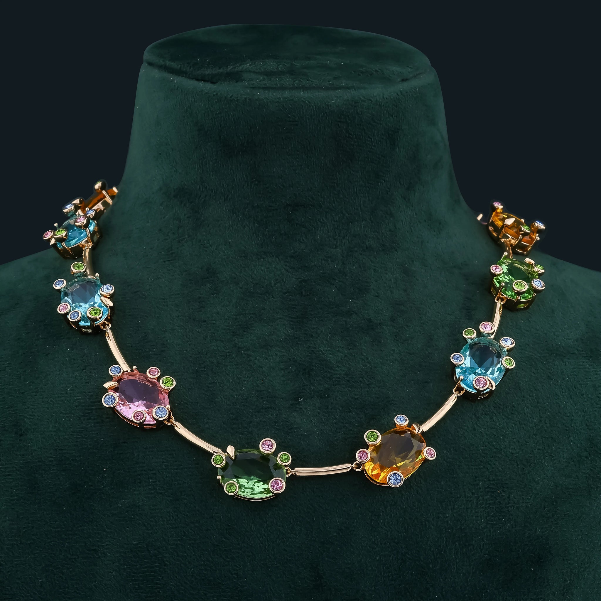 Multicolor Gemstone Necklace