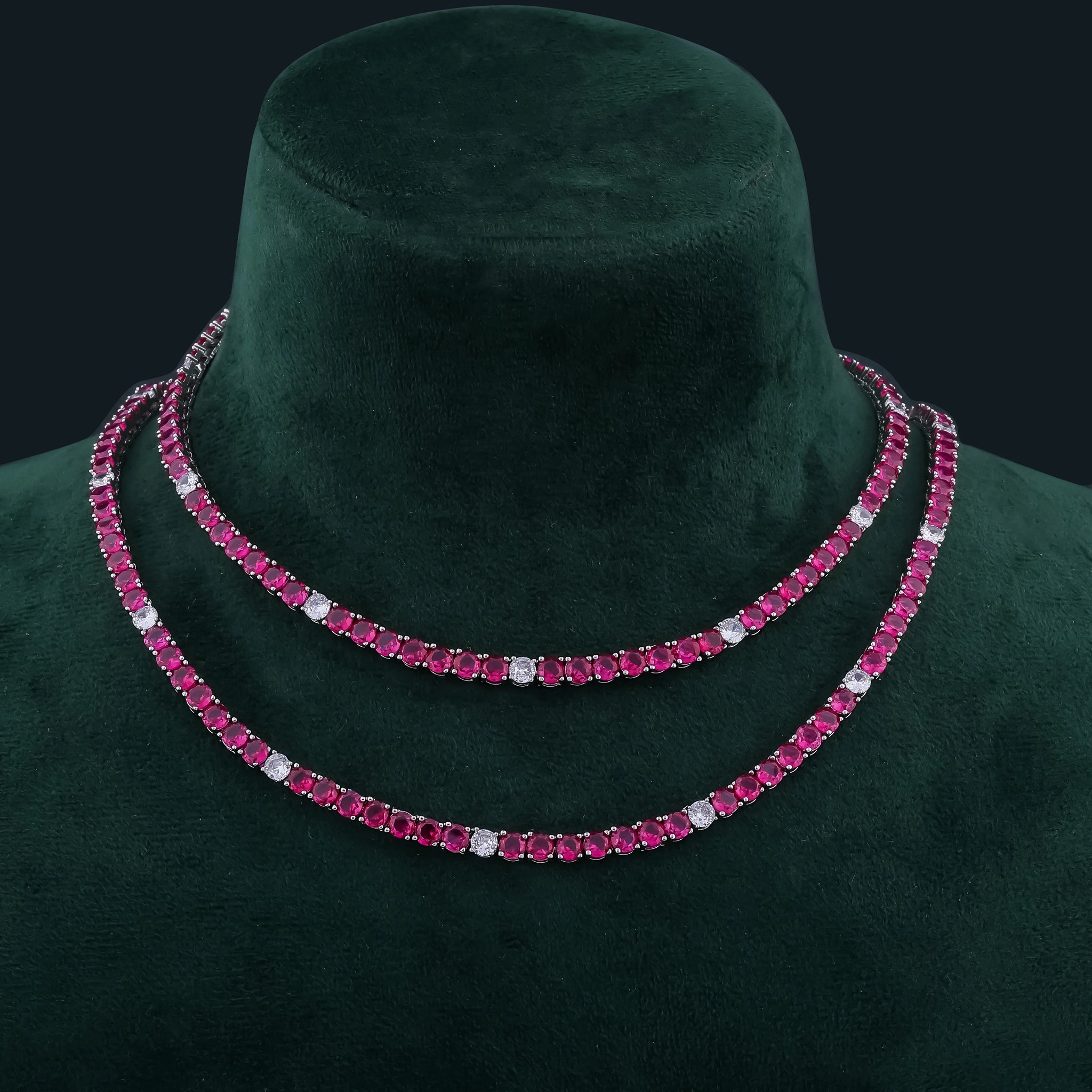 Ruby & Diamond Necklace